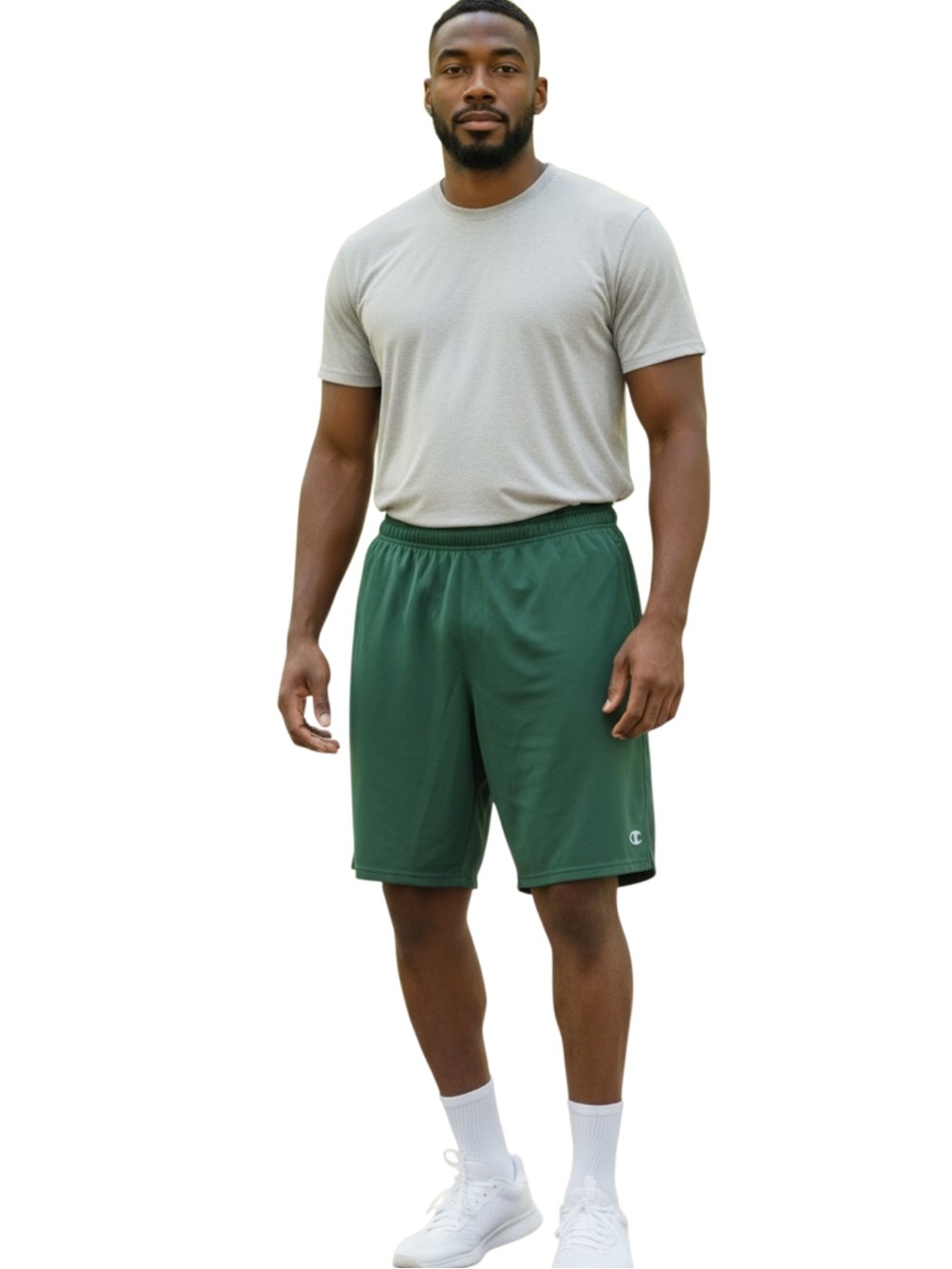 Champion Men's Mesh Training Shorts, Color Green, Size‎ 2XL